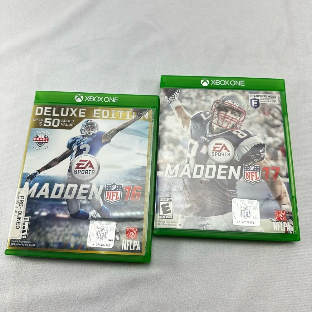 Xbox One Madden NFL 16 17 Deluxe Edition EA Sports Gift Gaming Bundle Microsoft